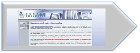 Sito internet creato dall'agenzia web di Modena System Exclusive